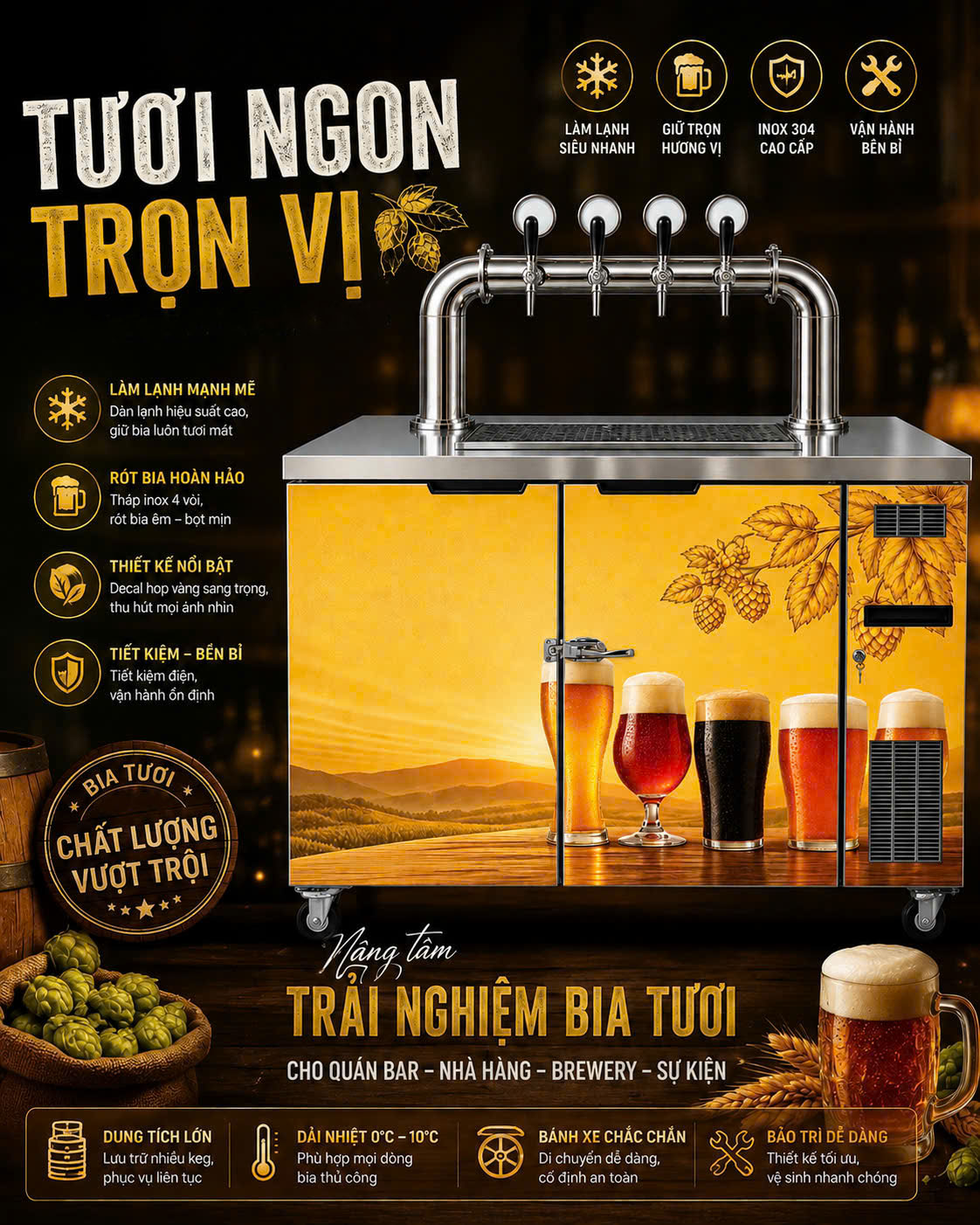 tủ-bia-6-keg-slim-eco